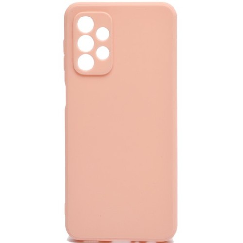 Силиконовый чехол для Samsung Galaxy A23 Soft Matte с защитой камеры Пыльно розовый