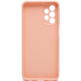 Силиконовый чехол для Samsung Galaxy A23 Soft Matte с защитой камеры Пыльно розовый