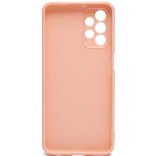 Силиконовый чехол для Samsung Galaxy A23 Soft Matte с защитой камеры Пыльно розовый
