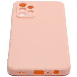 Силиконовый чехол для Samsung Galaxy A23 Soft Matte с защитой камеры Пыльно розовый