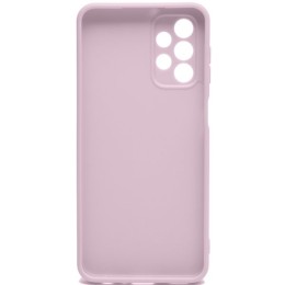 Силиконовый чехол для Samsung Galaxy A23 Soft Matte с защитой камеры Сиреневый