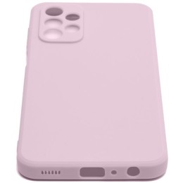 Силиконовый чехол для Samsung Galaxy A23 Soft Matte с защитой камеры Сиреневый