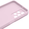 Силиконовый чехол для Samsung Galaxy A23 Soft Matte с защитой камеры Сиреневый