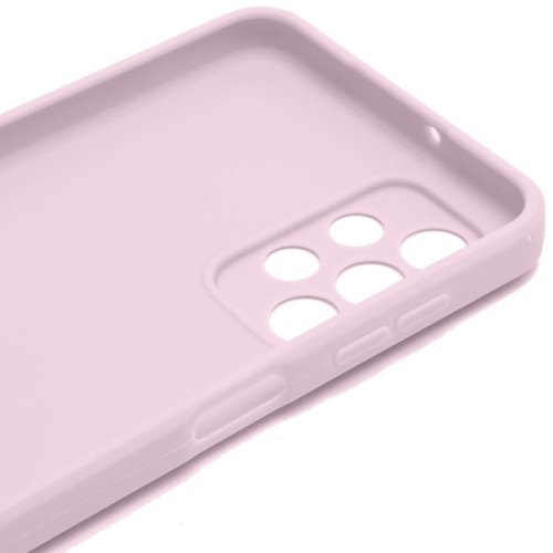 Силиконовый чехол для Samsung Galaxy A23 Soft Matte с защитой камеры Сиреневый