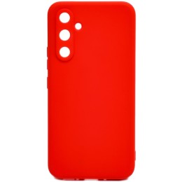 Силиконовый чехол для Samsung Galaxy A24 Soft Matte с микрофиброй Красный