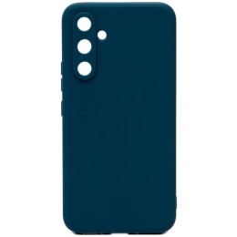 Силиконовый чехол для Samsung Galaxy A24 Soft Matte с микрофиброй Синий