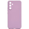 Силиконовый чехол для Samsung Galaxy A24 Soft Matte с микрофиброй Сиреневый