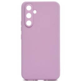 Силиконовый чехол для Samsung Galaxy A24 Soft Matte с микрофиброй Сиреневый