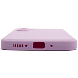 Силиконовый чехол для Samsung Galaxy A24 Soft Matte с микрофиброй Сиреневый