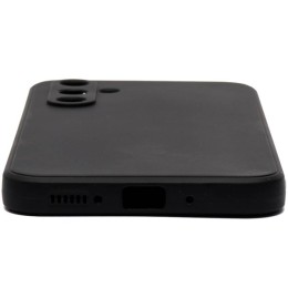 Силиконовый чехол для Samsung Galaxy A24 Soft Matte с микрофиброй Черный