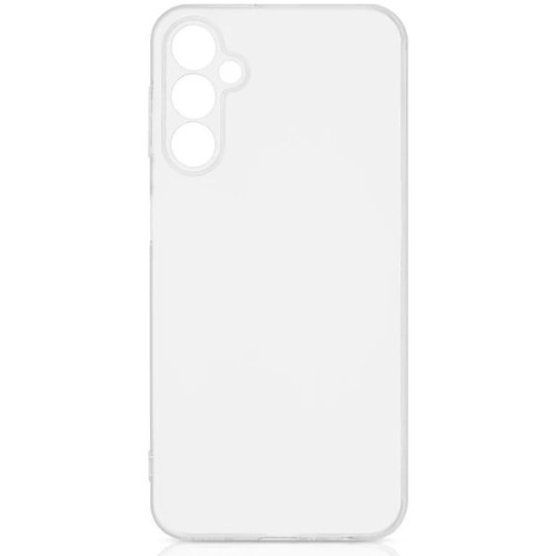 Силиконовый чехол для Samsung Galaxy A24 TPU 1мм с защитой камеры Прозрачный
