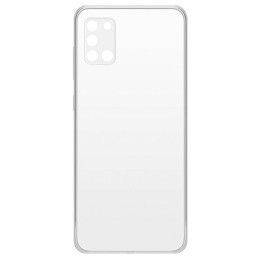 Силиконовый чехол для Samsung Galaxy A31 TPU 1мм с защитой камеры Прозрачный