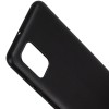 Силиконовый чехол для Samsung Galaxy A31 TPU 1мм Черный матовый