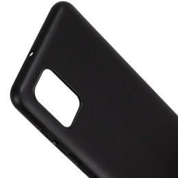 Силиконовый чехол для Samsung Galaxy A31 TPU 1мм Черный матовый
