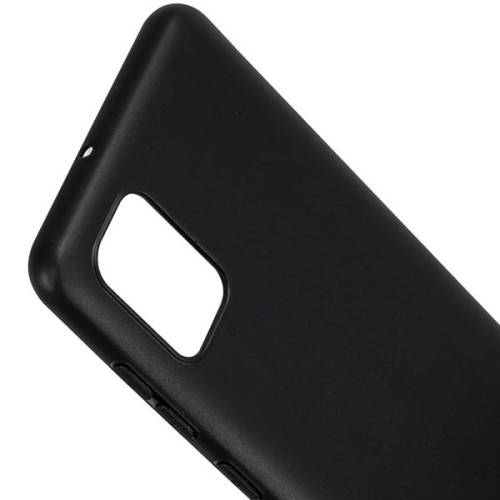 Силиконовый чехол для Samsung Galaxy A31 TPU 1мм Черный матовый