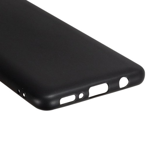 Силиконовый чехол для Samsung Galaxy A31 TPU 1мм Черный матовый