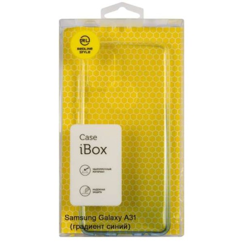 Силиконовый чехол для Samsung Galaxy A31 iBox Crystal Светло синий