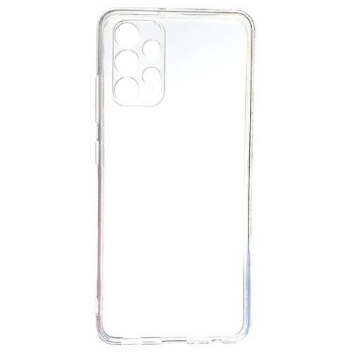 Силиконовый чехол для Samsung Galaxy A32 TPU 1мм с защитой камеры Прозрачный глянцевый