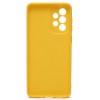 Силиконовый чехол для Samsung Galaxy A33 Soft Matte с защитой камеры Желтый