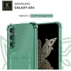 Силиконовый чехол для Samsung Galaxy A34 Krieger с кардхолдером Зеленый