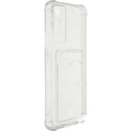 Силиконовый чехол для Samsung Galaxy A34 5G TPU iBox Crystal с защитой камеры и кардхолдером Прозрачный