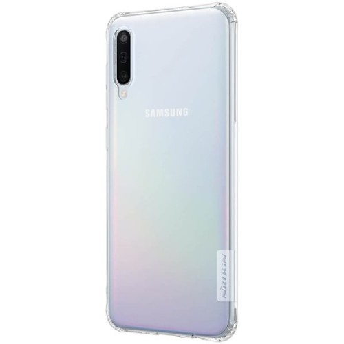 Силиконовый чехол для Samsung Galaxy A50 Nillkin Nature TPU Case Белый