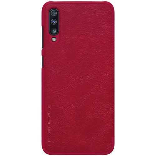 Чехол книжка для Samsung Galaxy A50 Nillkin Qin leather case Красный