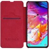 Чехол книжка для Samsung Galaxy A50 Nillkin Qin leather case Красный