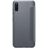 Чехол книжка для Samsung Galaxy A50 Nillkin Sparkle Leather Case Черный