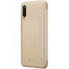 Чехол книжка для Samsung Galaxy A50 Nillkin Sparkle Leather Case Золотой