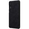 Чехол книжка для Samsung Galaxy A50 Nillkin Qin leather case Черный