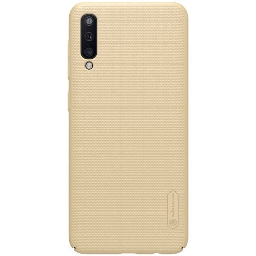 Чехол накладка для Samsung Galaxy A50 Nillkin Super Frosted Shield Золотой