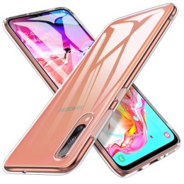 Силиконовый чехол для Samsung Galaxy A50 iBox Crystal Прозрачный