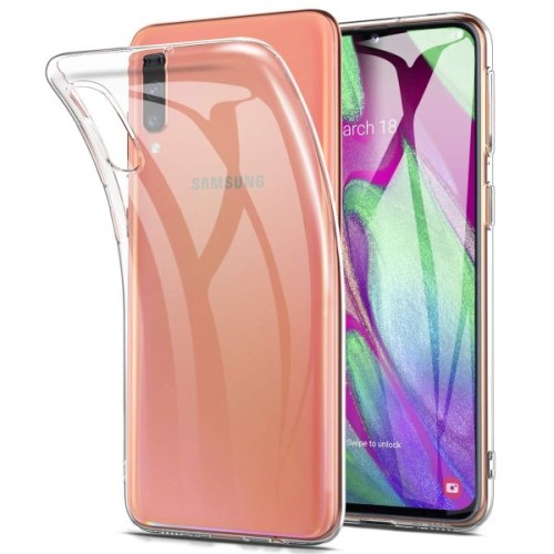 Силиконовый чехол для Samsung Galaxy A50 iBox Crystal Прозрачный