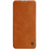 Чехол книжка для Samsung Galaxy A50 Nillkin Qin leather case Коричневый