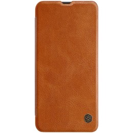 Чехол книжка для Samsung Galaxy A50 Nillkin Qin leather case Коричневый