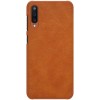 Чехол книжка для Samsung Galaxy A50 Nillkin Qin leather case Коричневый