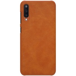 Чехол книжка для Samsung Galaxy A50 Nillkin Qin leather case Коричневый