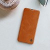 Чехол книжка для Samsung Galaxy A50 Nillkin Qin leather case Коричневый