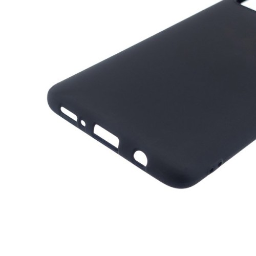 Силиконовый чехол для Samsung Galaxy A51 TPU 1мм Черный матовый