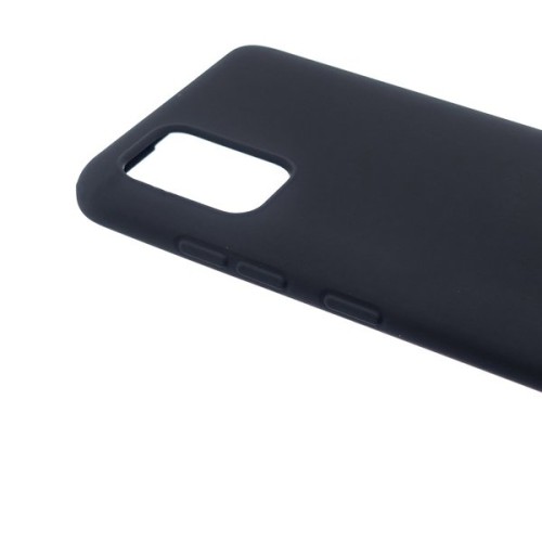 Силиконовый чехол для Samsung Galaxy A51 TPU 1мм Черный матовый