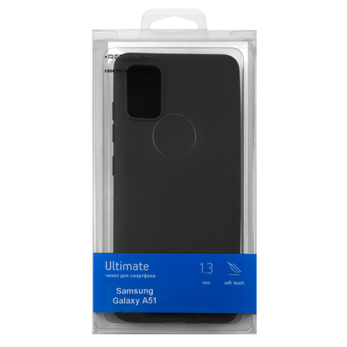 Силиконовый чехол для Samsung Galaxy A51 Red Line Ultimate Черный