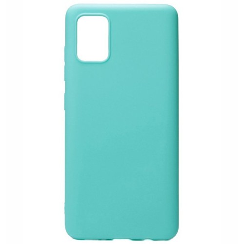 Силиконовый чехол для Samsung Galaxy A51 Soft Matte Бирюзовый