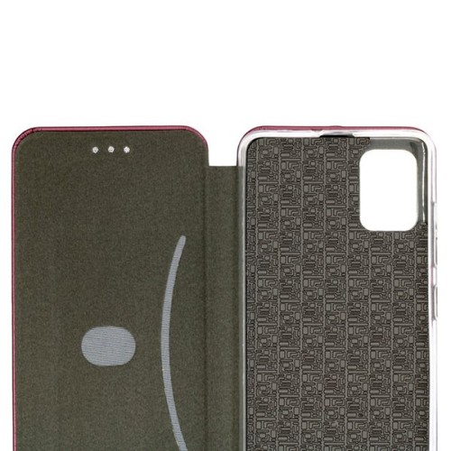 Чехол книжка для Samsung Galaxy A51 Book Cover Бордовый