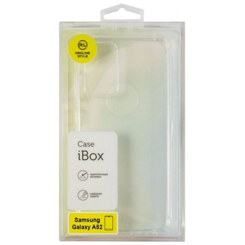 Силиконовый чехол для Samsung Galaxy A52 iBox Crystal противоударный с усиленными углами Прозрачный