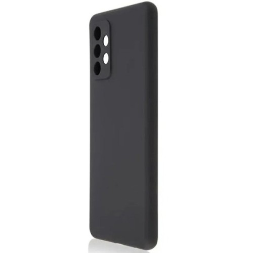 Силиконовый чехол для Samsung Galaxy A52 TPU 1мм с защитой камеры Черный