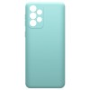 Силиконовый чехол для Samsung Galaxy A53 Soft с микрофиброй Мятный