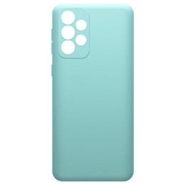 Силиконовый чехол для Samsung Galaxy A53 Soft с микрофиброй Мятный