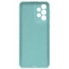 Силиконовый чехол для Samsung Galaxy A53 Soft с микрофиброй Мятный