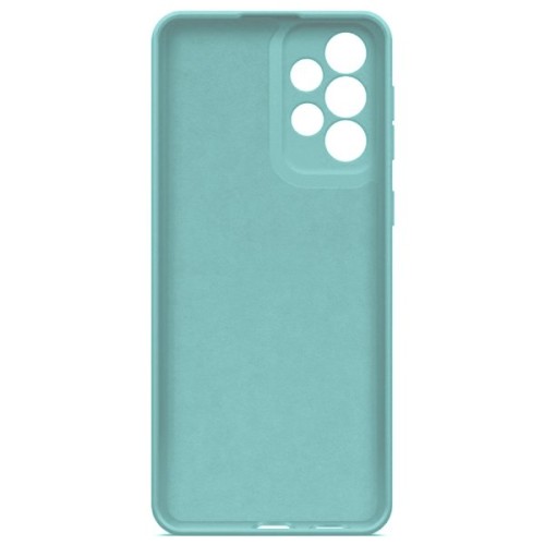 Силиконовый чехол для Samsung Galaxy A53 Soft с микрофиброй Мятный